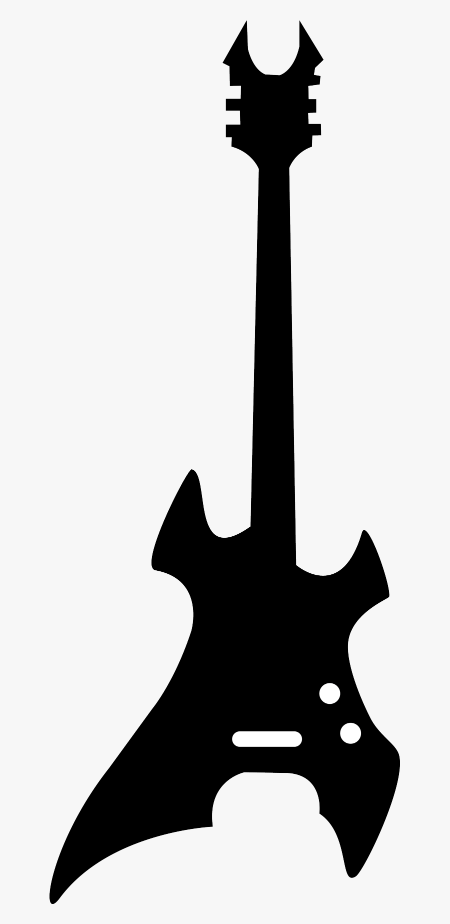 Danacorynne Electric Guitar Silhouette - Electric Guitar Silhouette, Transparent Clipart