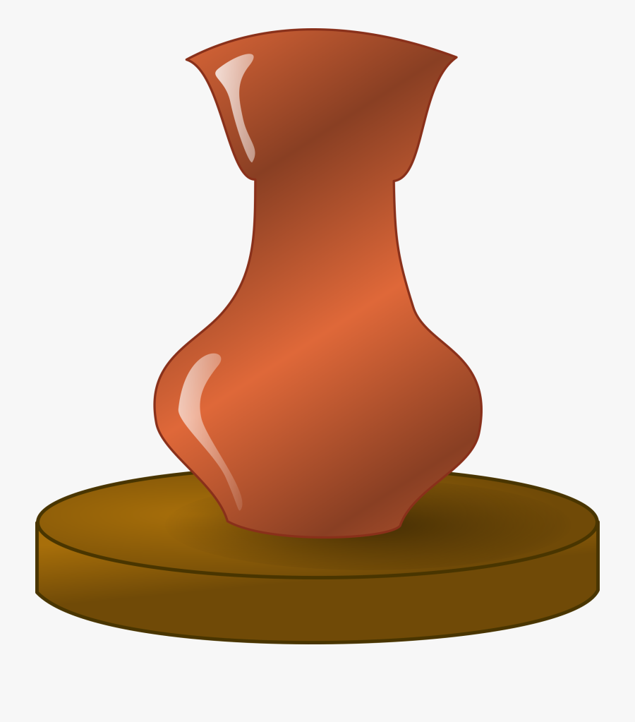 Clipart - Ceramic Clipart Vase, Transparent Clipart
