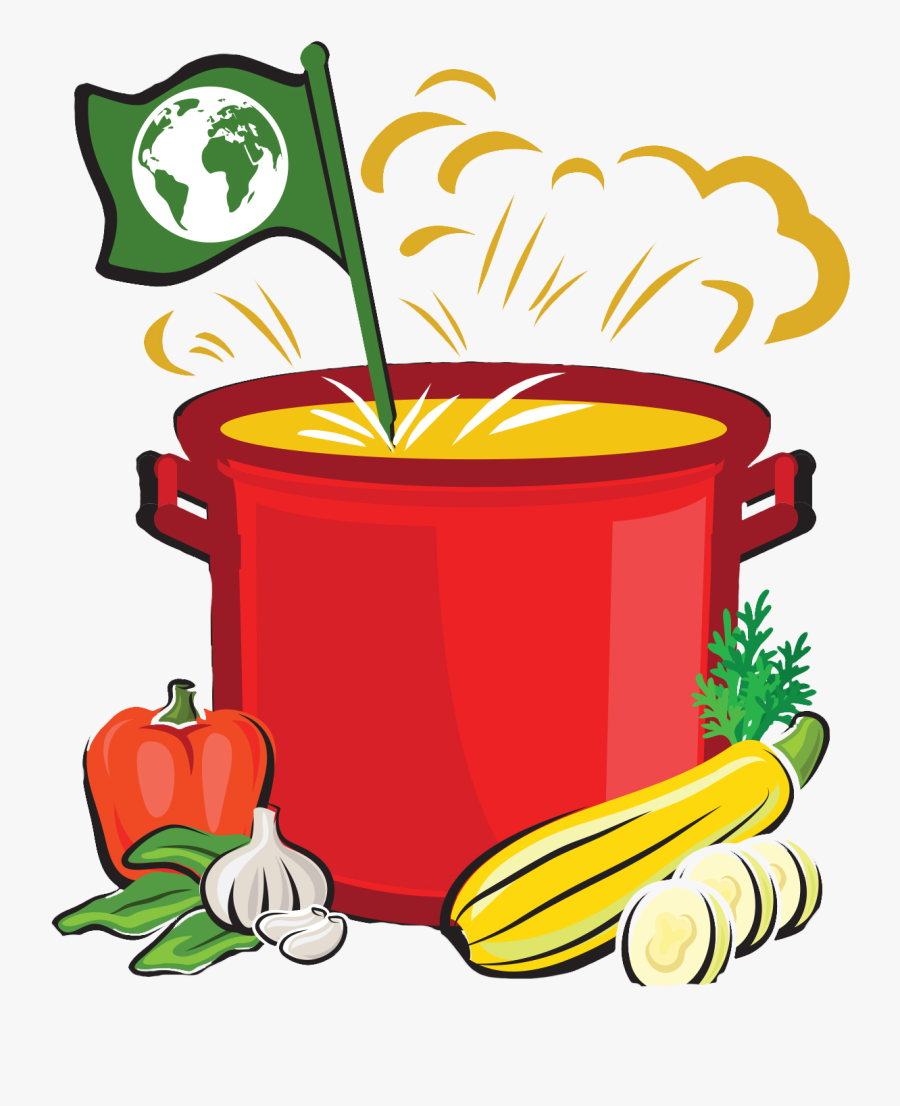 Pot With Food In It Clipart - Melting Pot Clip Art, Transparent Clipart