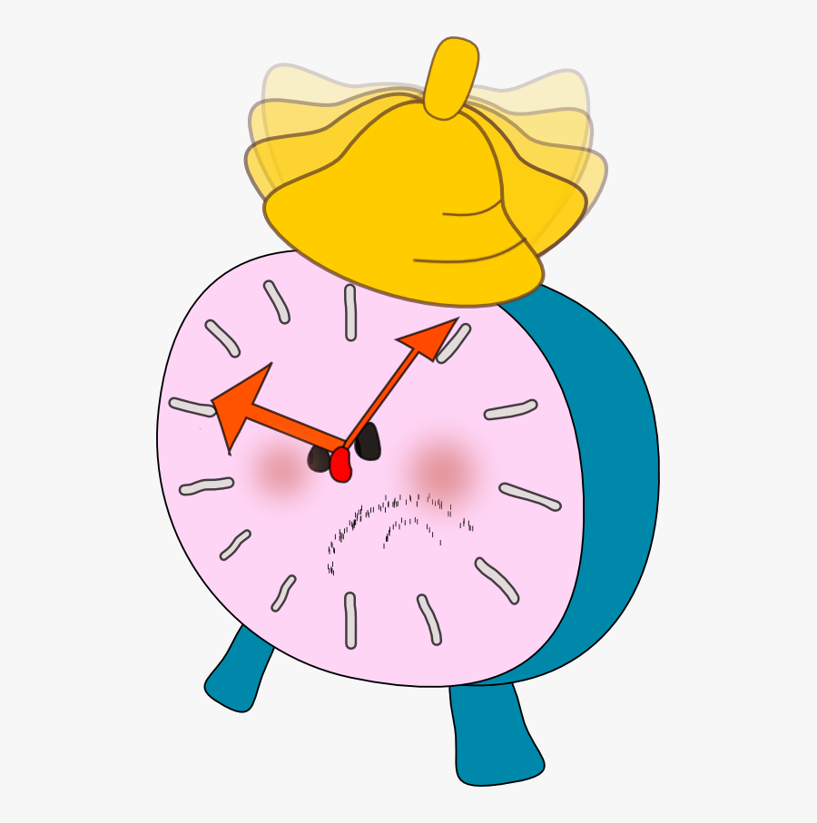Angry Clock Clipart, Transparent Clipart