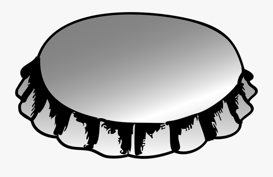 Transparent Beer Bottle Clip Art - Clip Art Bottle Cap, Transparent Clipart