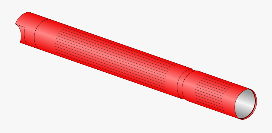Hardware,line,cylinder - Flashlight, Transparent Clipart