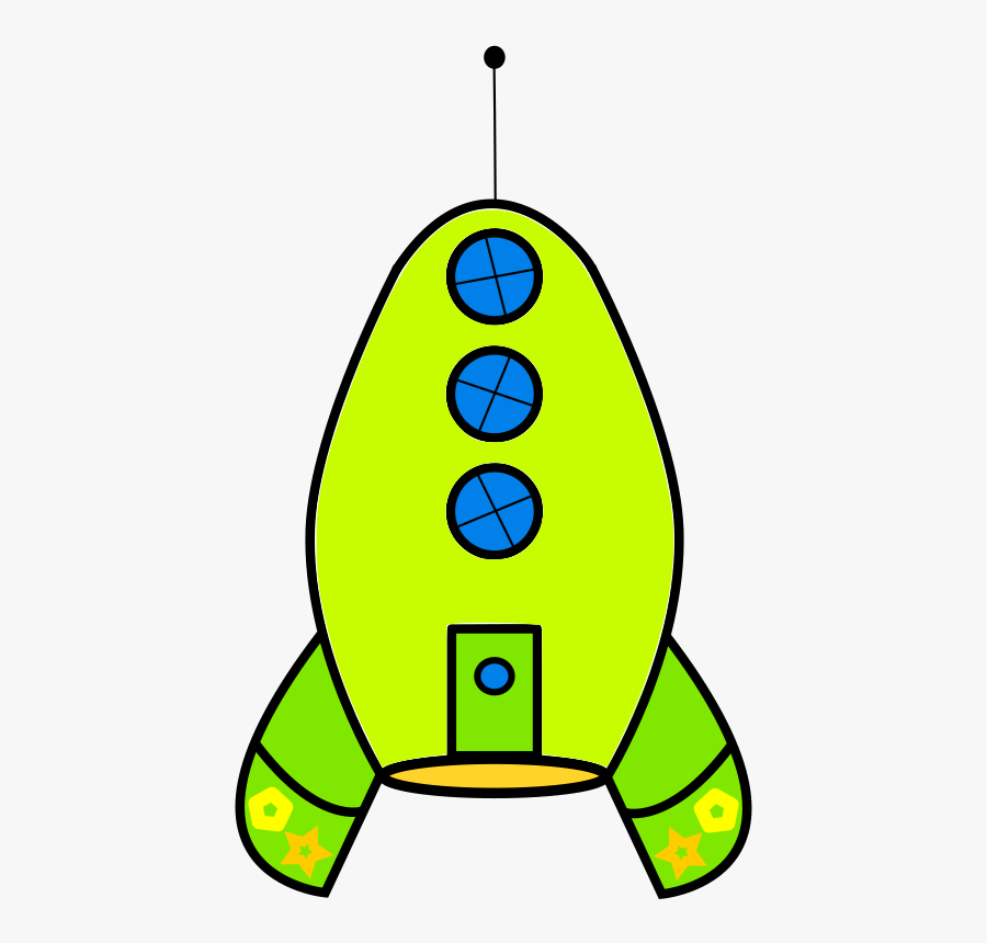 Landing Rocket Ship Clip Art, Transparent Clipart