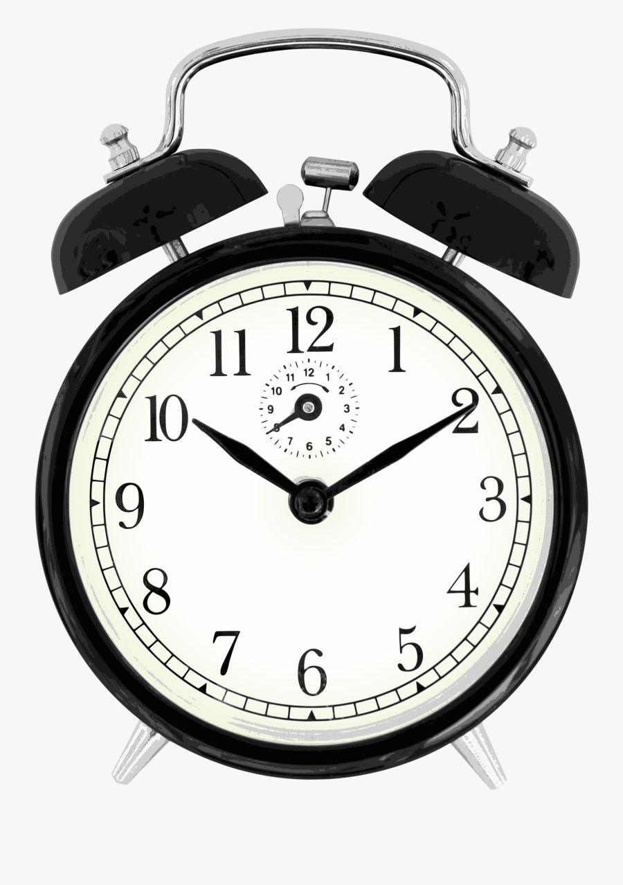 File Black Windup Face - Alarm Clock Png, Transparent Clipart