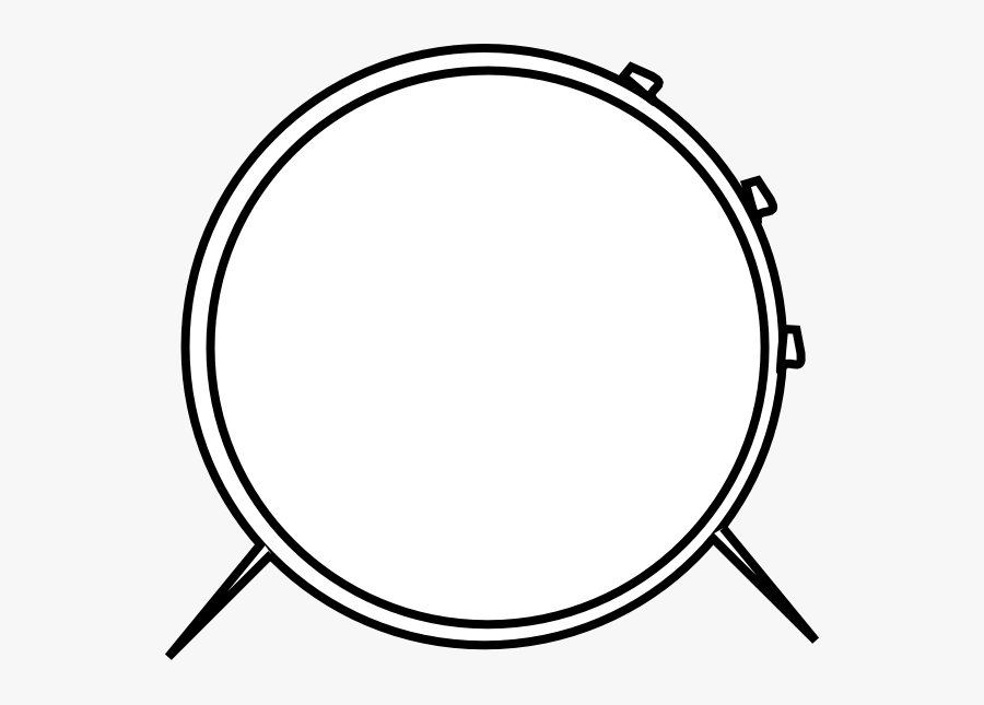 Bass Drum Clip Art At Clker - White Transparent Circle Png, Transparent Clipart