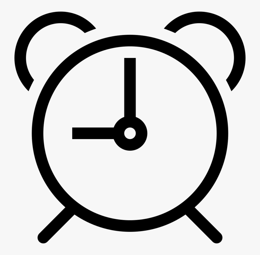 51622 - Alarm Clock Icon Svg, Transparent Clipart