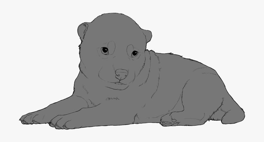 Free Lineart Of Solar Eclipse - Dog Licks, Transparent Clipart