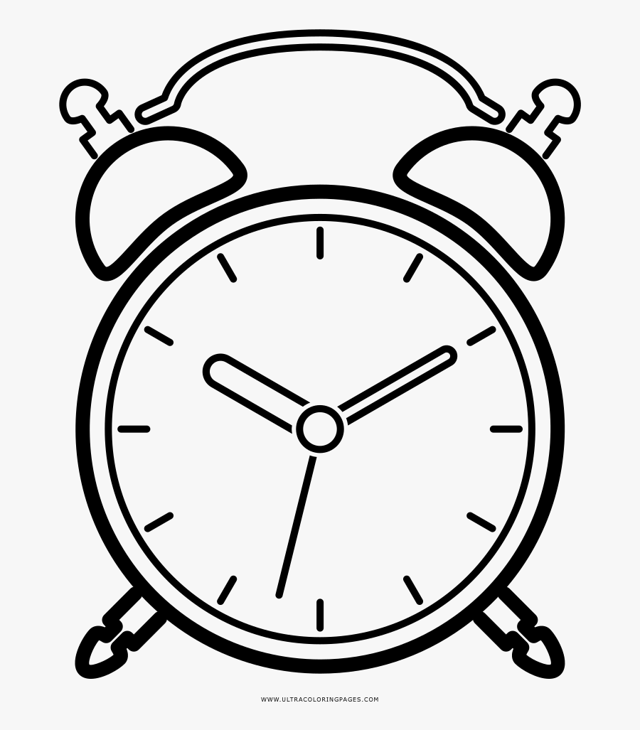 Download Alarm Clock Coloring Page - Alarm Clock Coloring Png , Free Transparent Clipart - ClipartKey