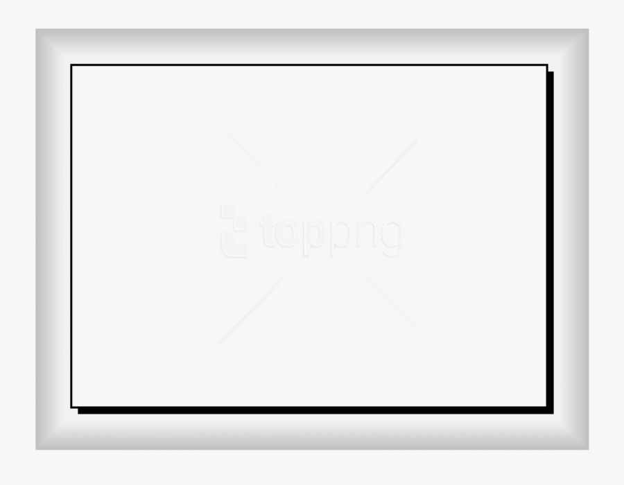 Free Png White Border Frame Png, Transparent Clipart