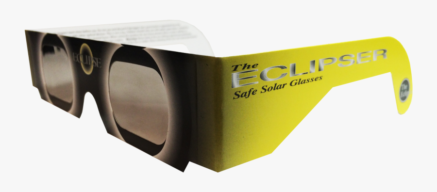 Eclipser Safe Solar Glasses, Transparent Clipart