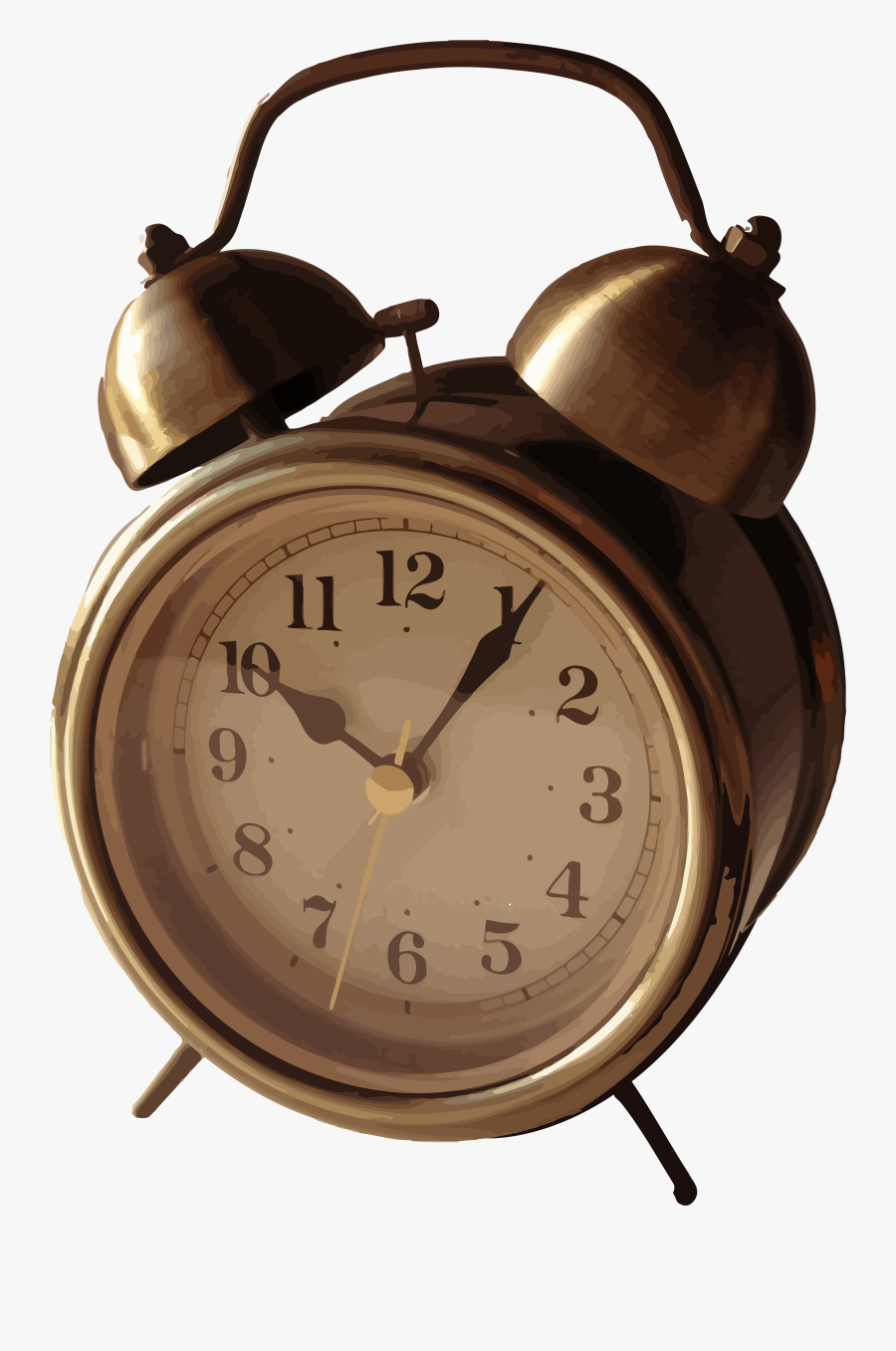 Original Alarm Clock, Transparent Clipart