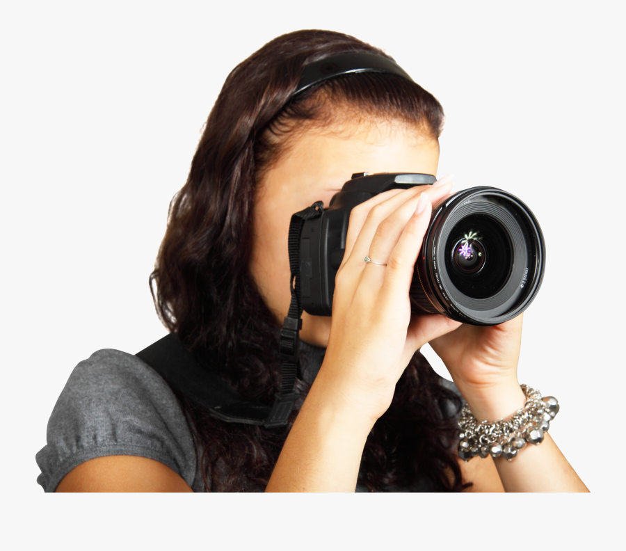 Transparent Photographer Clipart - Taking A Photo Png, Transparent Clipart