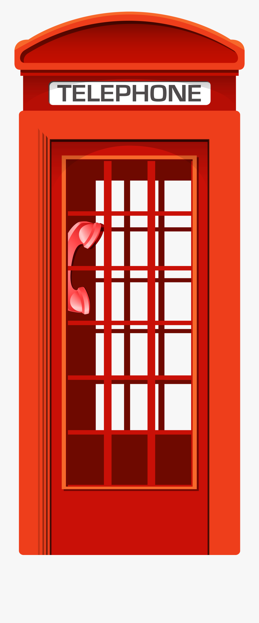 Photo Booth Png - Red Telephone Box Clipart, Transparent Clipart