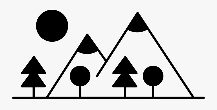 With Trees Made Up - Trees Made Of Shapes, Transparent Clipart