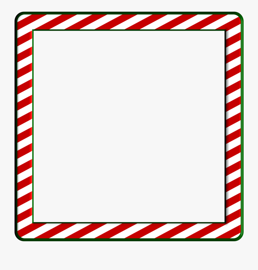 Red And White Frame, Transparent Clipart
