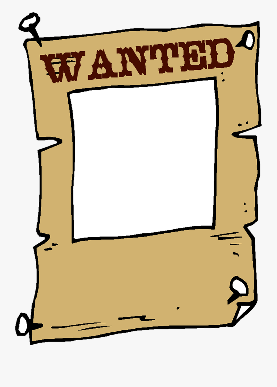 Wanted, Frame, Clip Art, Vintage, Quote, Cardboard - Western Clipart Free, Transparent Clipart