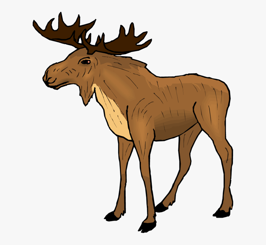 Clipart Reindeer Vector - Moose Clipart, Transparent Clipart