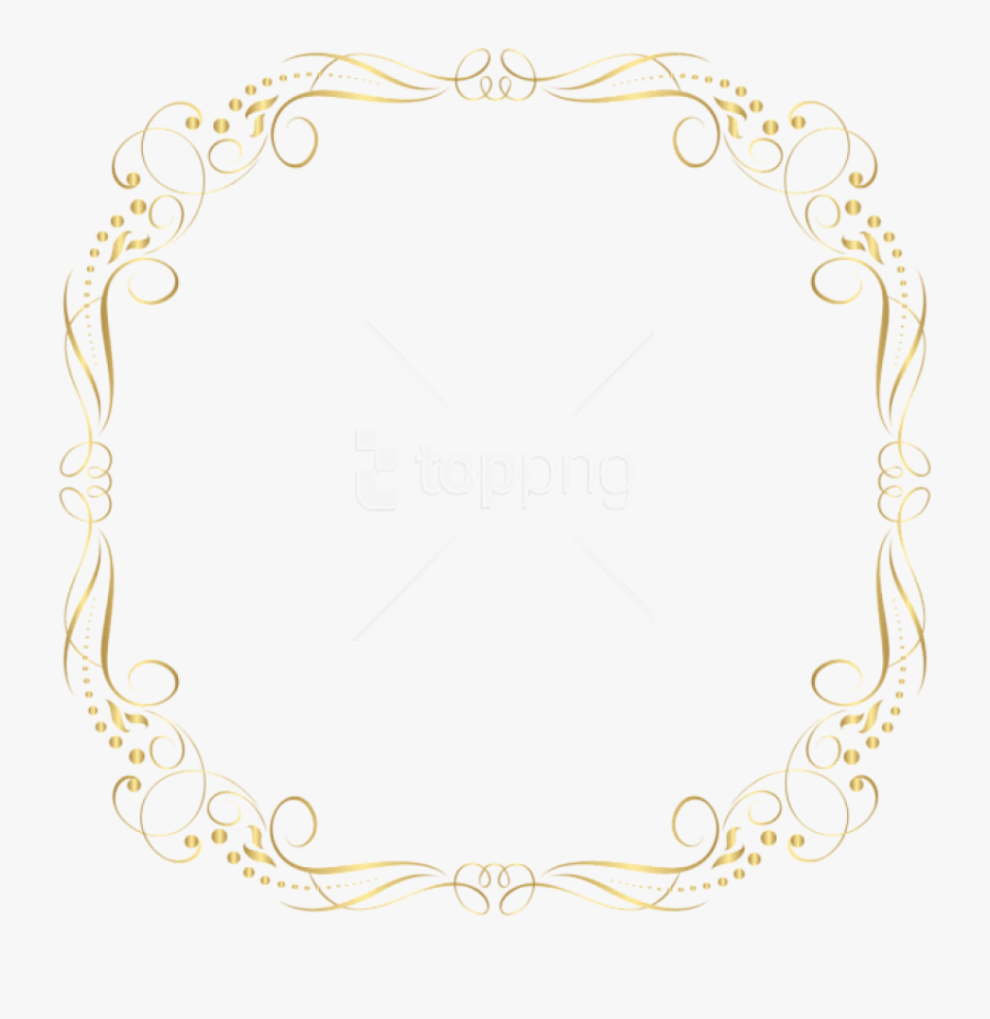 Download Border Frame Deco Clipart Png Photo - Circle, Transparent Clipart