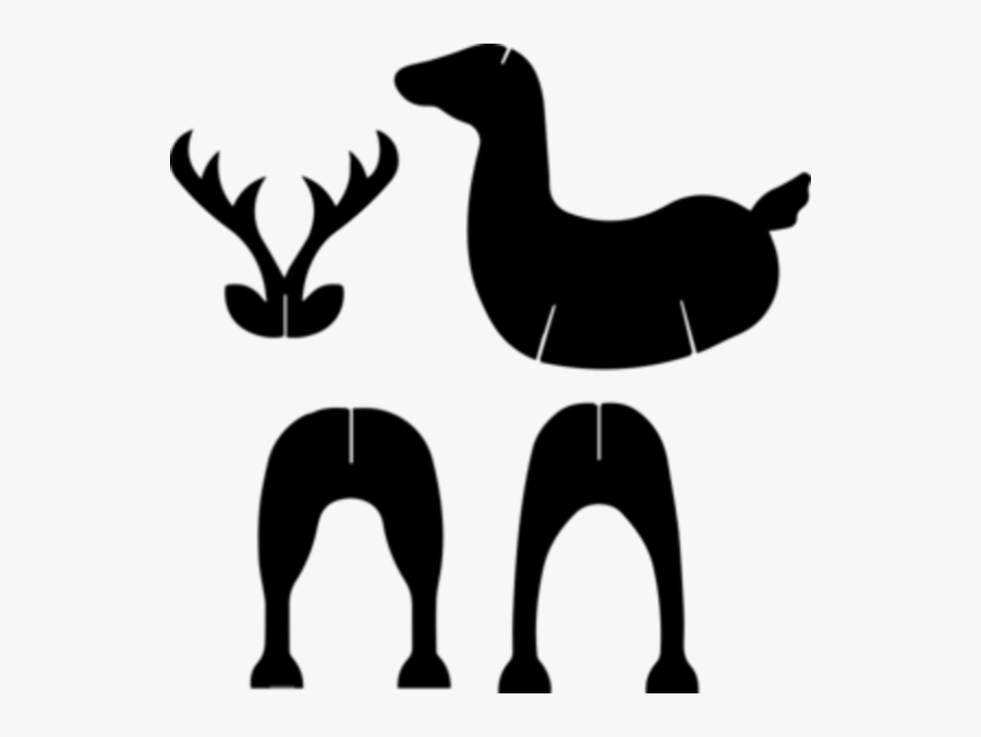 3d Deer Clip Art At Clker, Transparent Clipart