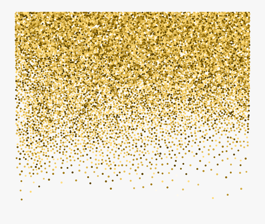 High Definition Confetti Png - Gold Glitter Confetti Background, Transparent Clipart