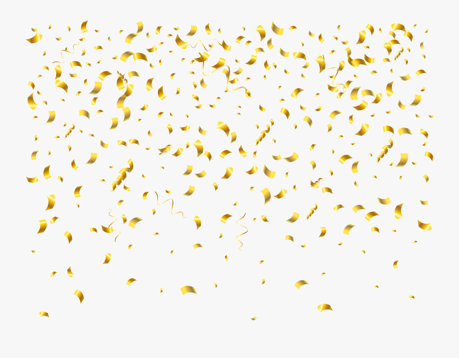 Confetti Transparent Clip Art Png Image - Gold Confetti Gif Png, Transparent Clipart