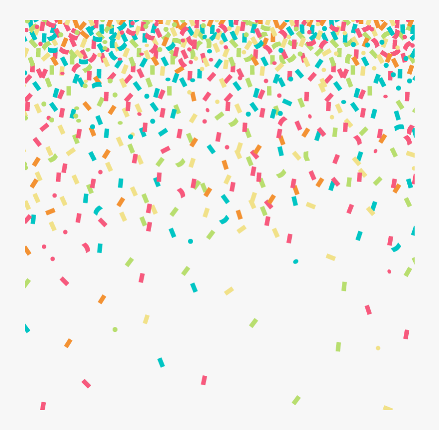 Confetti Clip Art - Birthday Background Free Download, Transparent Clipart
