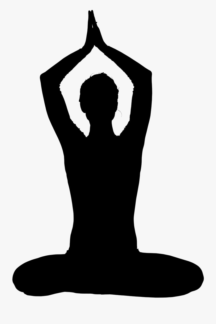 Yoga Clipart Black And White - Yoga Transparent, Transparent Clipart