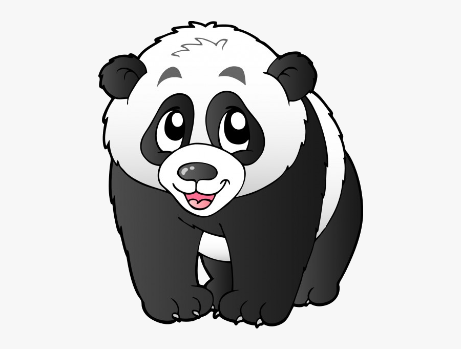Clip Art Bears Cartoon Animal Images - Panda Clipart Transparent Background, Transparent Clipart