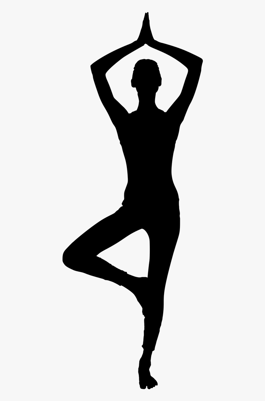 Yoga Asana Clip Art - Yoga Poses Vector Png, Transparent Clipart