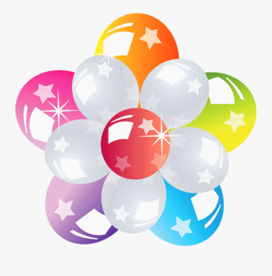 Flower Balloon Clipart, Transparent Clipart