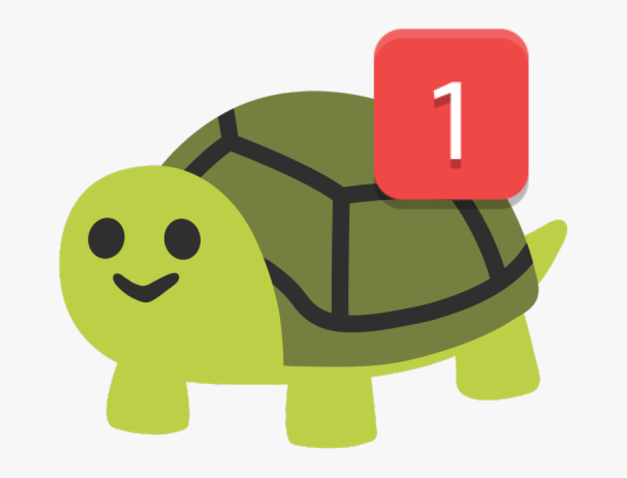 Happy Turtle Ping Discord Emoji - Google Turtle Emoji, Transparent Clipart
