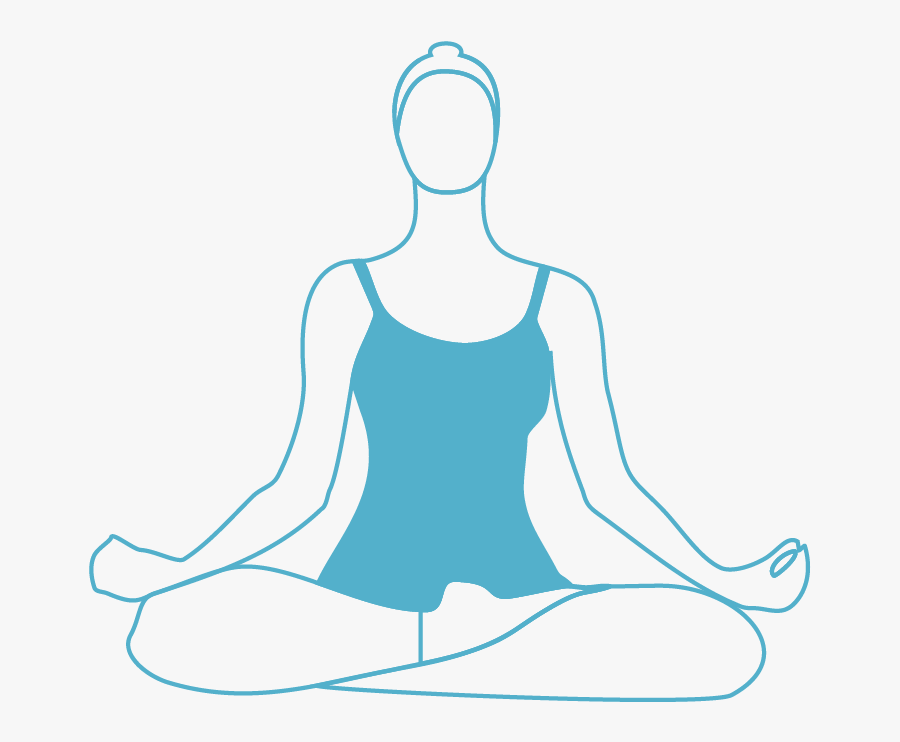 Transparent Yoga Clipart Black And White - Prenatal Yoga Art Png, Transparent Clipart