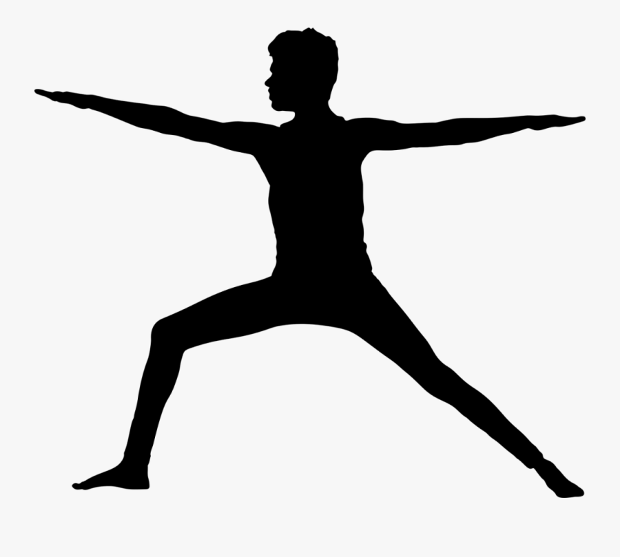 Photography - Yoga Pose Silhouette Man, Transparent Clipart