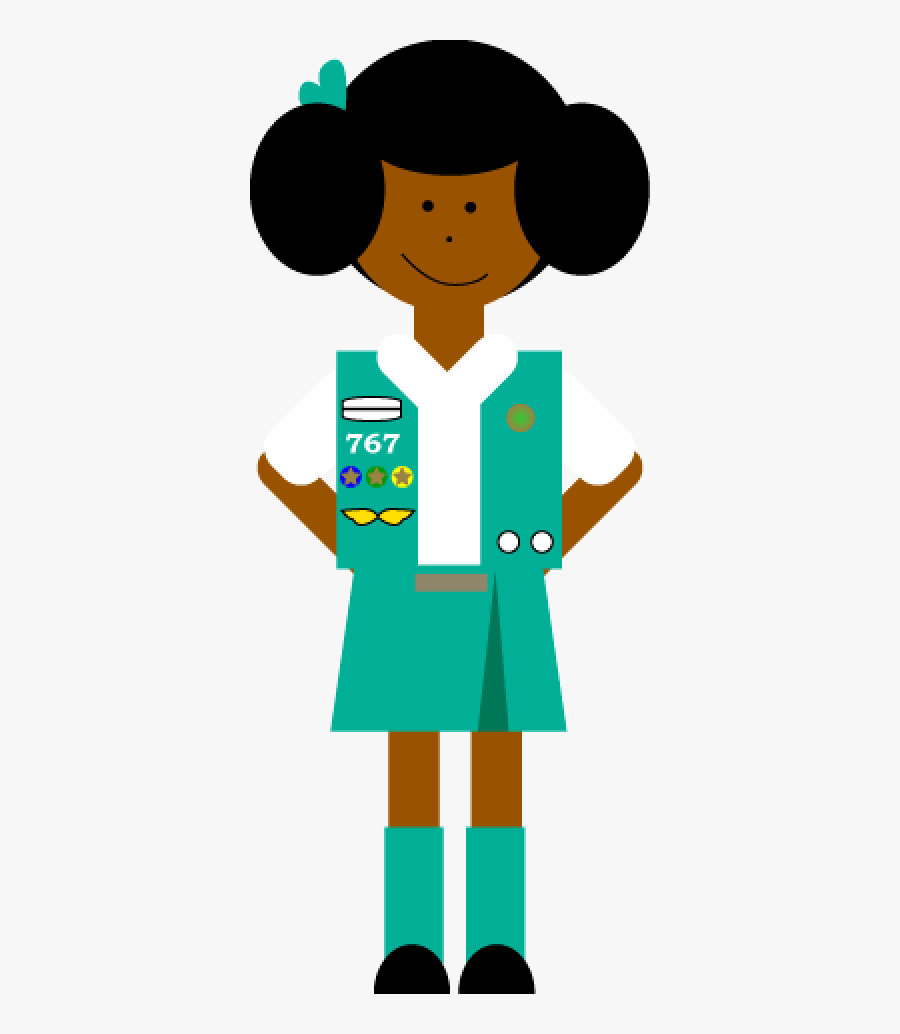 Girl Scouts Art Clips, Transparent Clipart