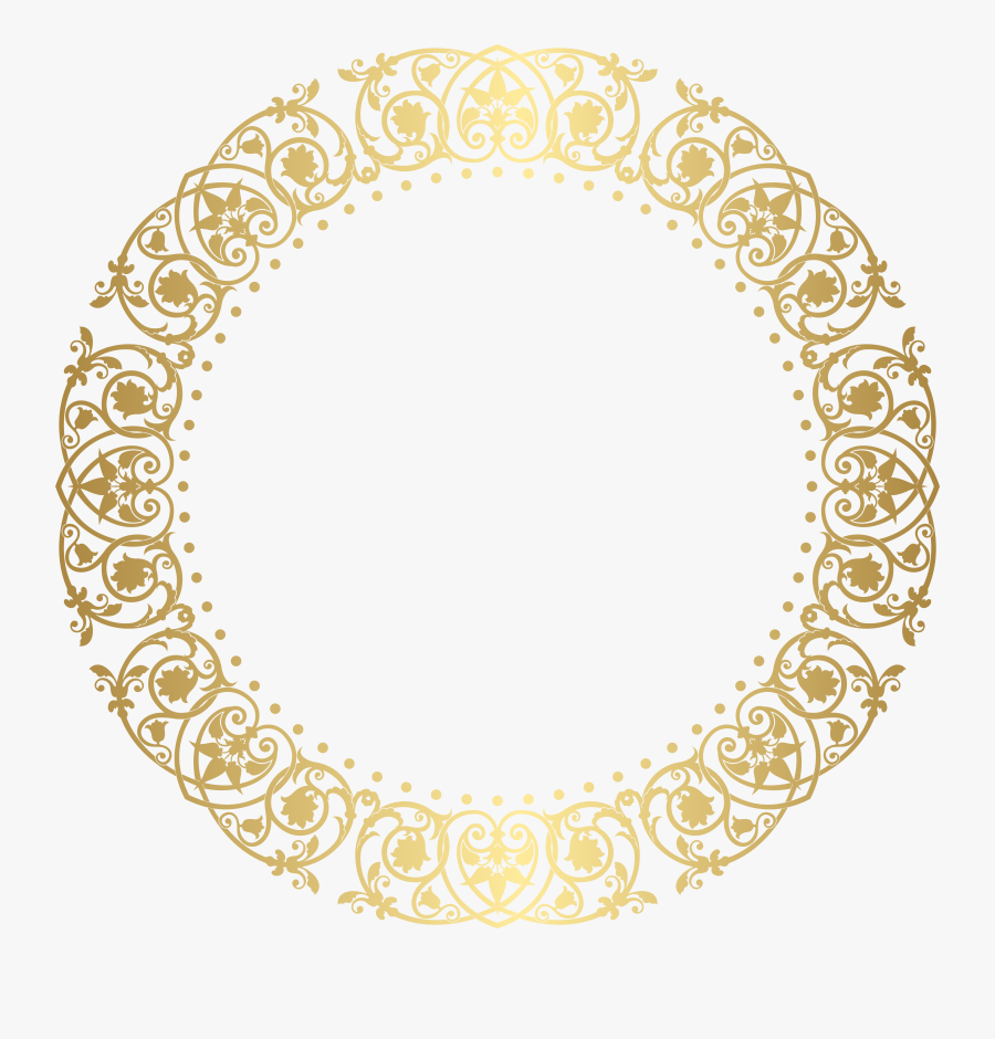 Round Border Frame Clip Art Png Image, Transparent Clipart