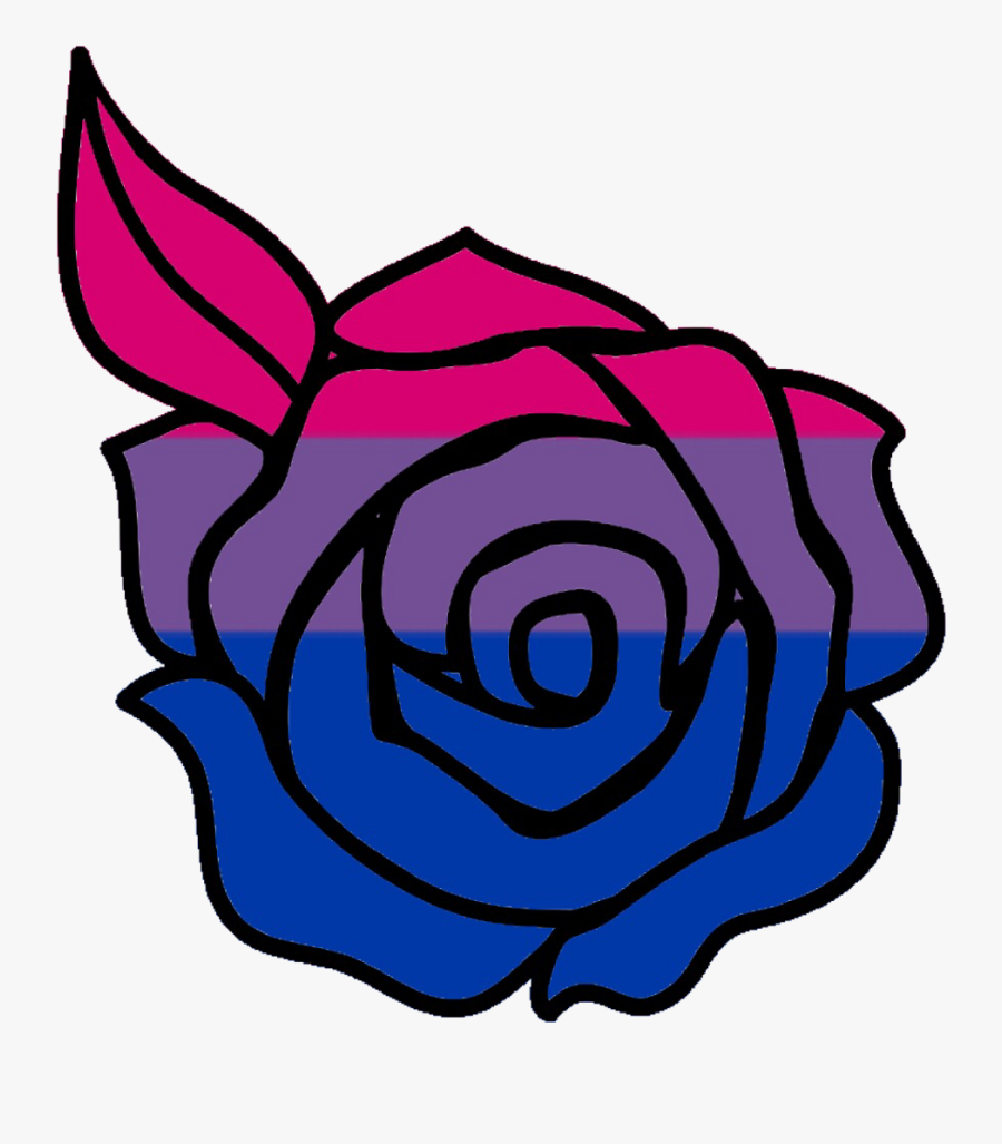 Bisexual Bi Pride Rose Lgbt Queer, Transparent Clipart