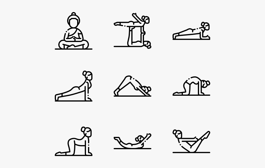 Yoga, Transparent Clipart