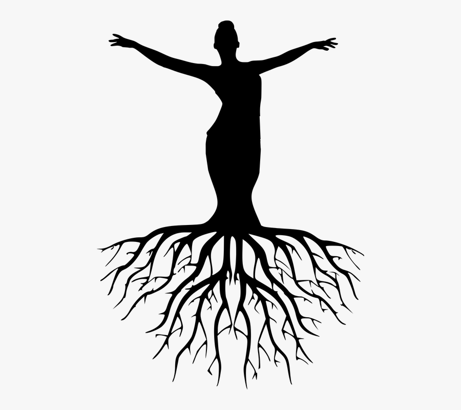 Silhouette Women Tree Yoga Meditation Harmony, Transparent Clipart