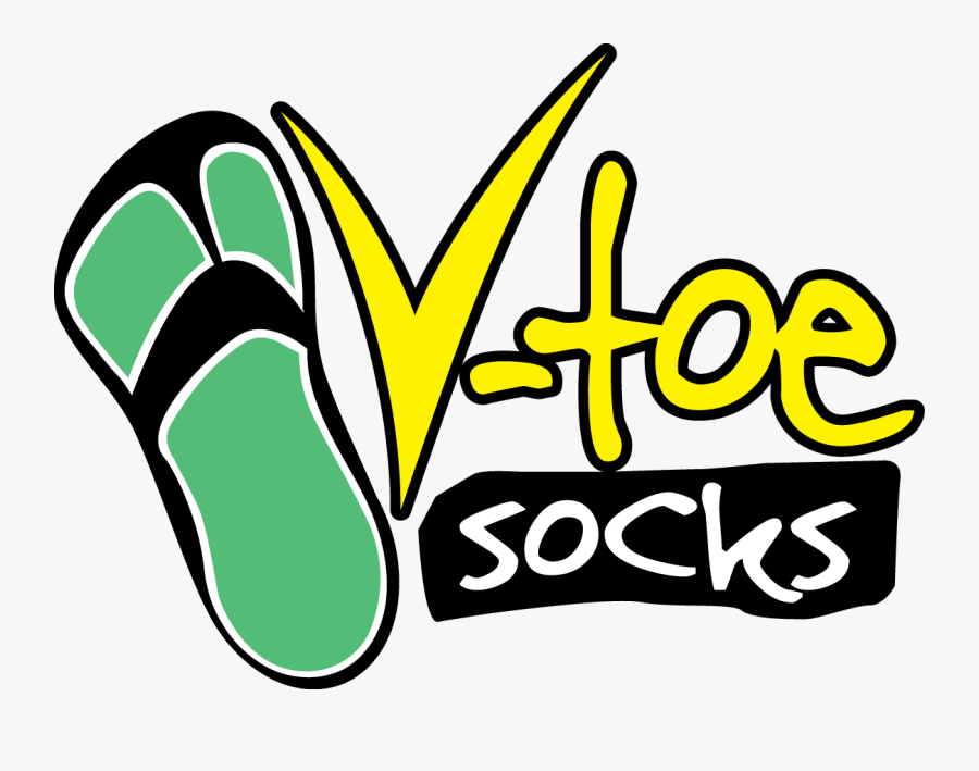 V Toe Flip Flop Tabi Toe Socks, Transparent Clipart