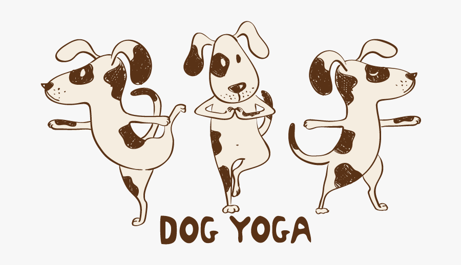 Dog Yoga Logo, Transparent Clipart