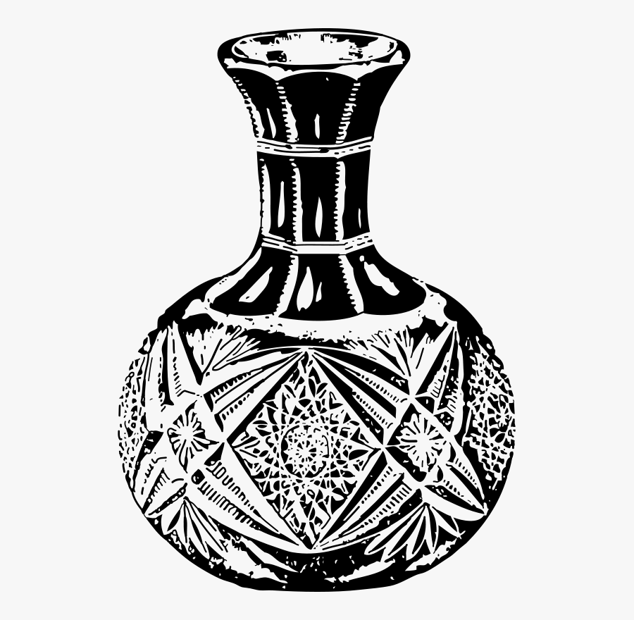 Cut Glass Water Bottle, Transparent Clipart