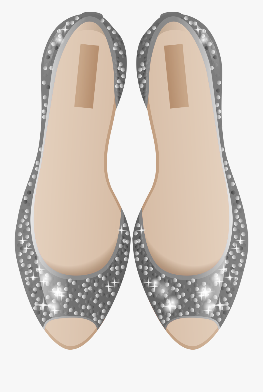 Silver Shoes Png Clip Art, Transparent Clipart