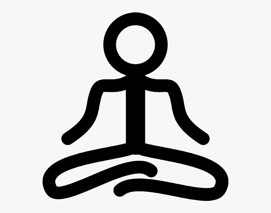 Clip Art Downloadable Yoga Stick Figures, Transparent Clipart