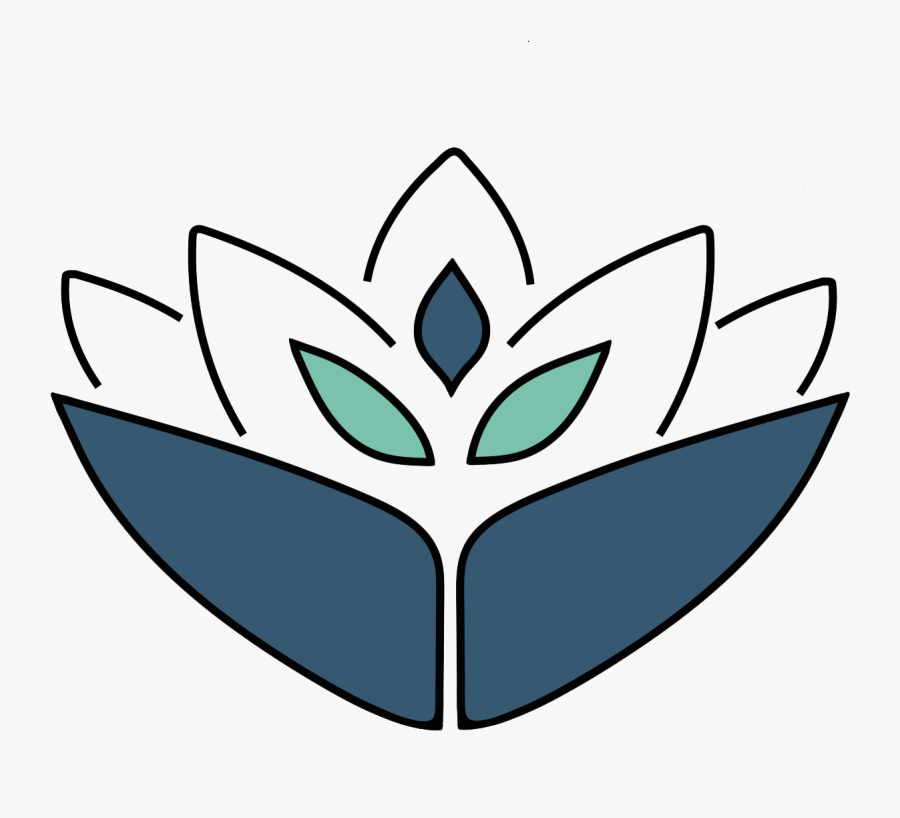 Blue Lotus Yoga, Transparent Clipart