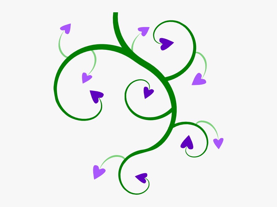 Heart Vine Clip Art At Clker, Transparent Clipart