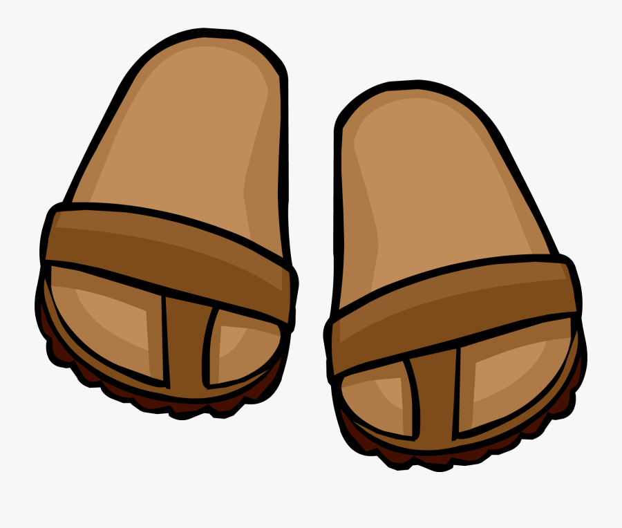 Brown Sandals, Transparent Clipart