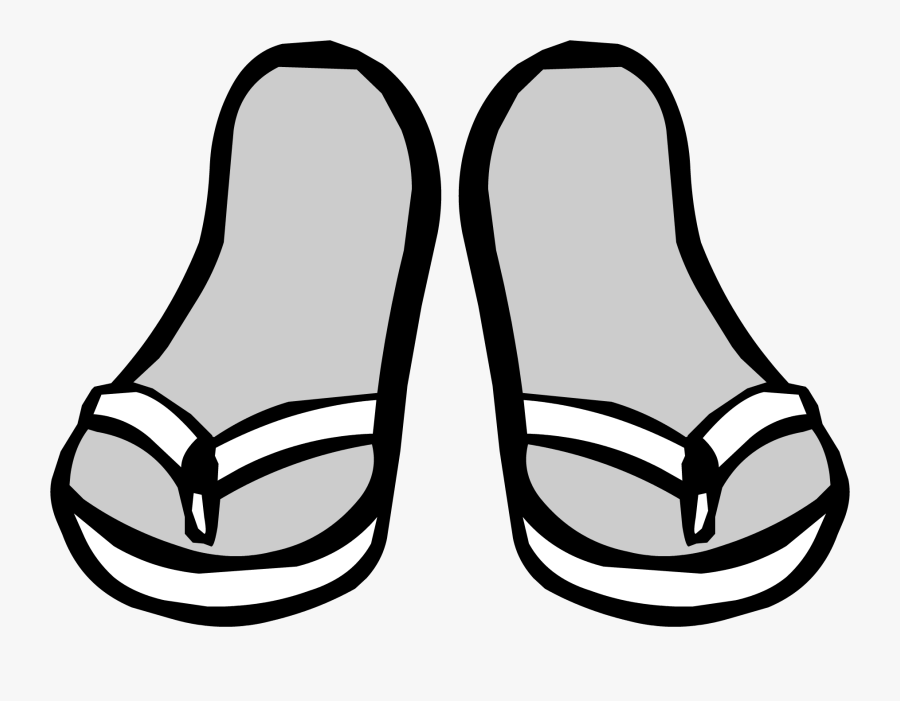 White Sandals, Transparent Clipart