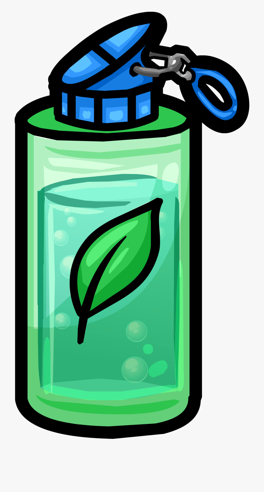 Water Bottle Clothing Club Penguin Wiki Fandom Food, Transparent Clipart