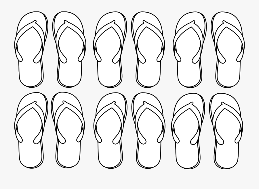 Flip Flop Clip Art, Transparent Clipart