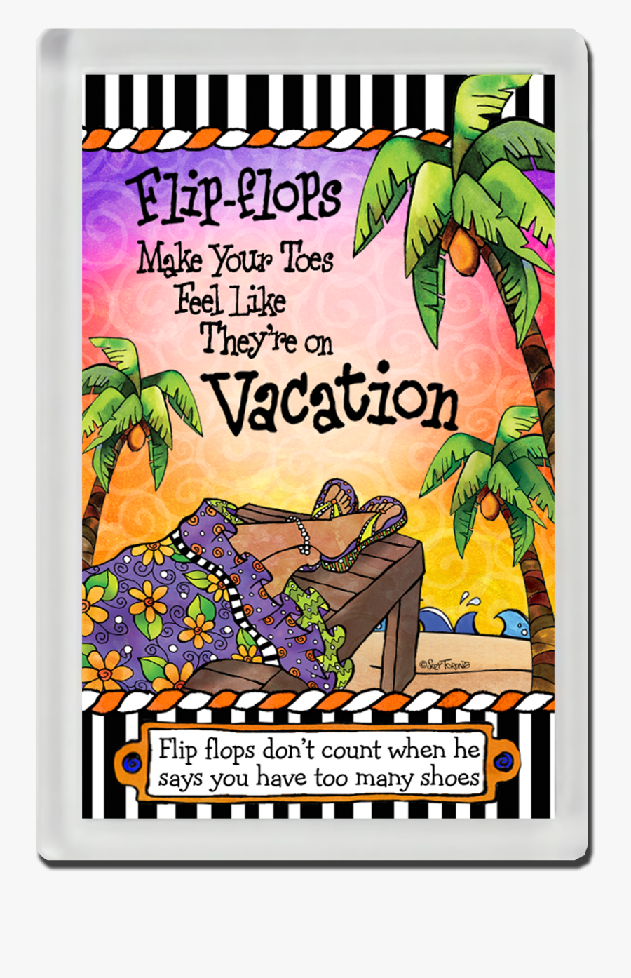 Flip Flop Clip Art, Transparent Clipart